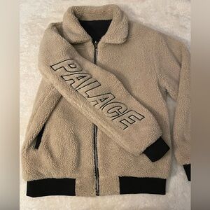 PALACE Cream Sherpa Jacket